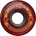 Kryptonics Route 59mm 78a Clear Red Longboard Wheels (Set of 4)
