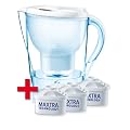 Brita 036 737 Starterpaket Marella Cool, inklusiv 3 Maxtra Kartuschen, wei�