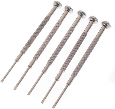 5pcs Professional Flute Clarinet Saxophone Screwdriver Chrome