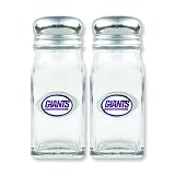 NFL New York Giants Glass Salt & Pepper Shakers