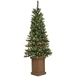 Pre-Lit Narrow Potted Tree - 5'