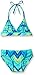 Breaking Waves Girls' Chevron Tie Dye Bikini Swimsuit