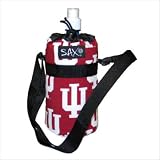 IU Indiana University Hoosiers Logo Water Bottle Holder Sport Bottles - GIFT IDEA for Fitness Golf Golfers Soccer Workout Gifts and Gift Ideas For Him Her Athletes Man Men, Women, Ladies Alumni Runners Joggers