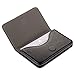 Wastar Stylish Business Card Case Holder Premium Pu Leather Name Card Holder Case with Supple Gift Bag (Ideal for Gift) - Black