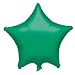 Green Star 18" Mylar Balloon
