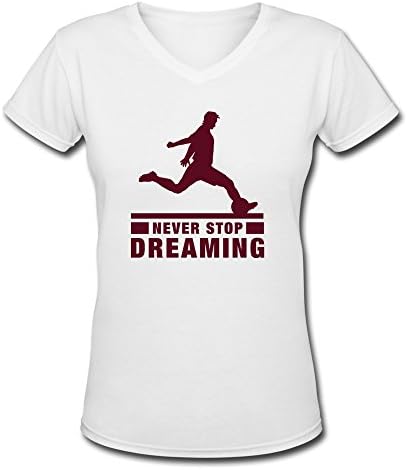 Casul O Neck80â€TMs Never Stop Dreaming F1 Custom Made Shirts White
