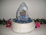 Review ASuperShop Home  / Designer Fountain Blue Quartz With Light