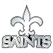 New Orleans Saints Silver Car Emblem