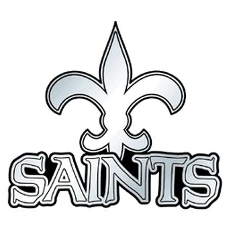 New Orleans Saints Silver Car Emblem