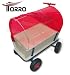 TORRO 1A QUALIT�T BOLLERWAGEN -BLAU- HANDWAGEN mit SITZ/PLANE