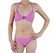 2 Piece Set: Womens Sexy & Hot Bikini Top & Bottom set (Size: S)