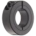 Ruland One-Piece Clamping Shaft Collar, Black Oxide Steel