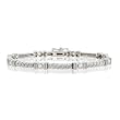 STUNNING 14 CARAT WHITE GOLD DIAMOND BRACELET