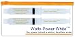 Watts Power 22% Teeth Whitening Gels - These 2 Huge 10ml Gels Offer 35% Results, Without the Sting.