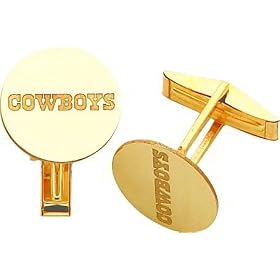 14K Gold NFL Dallas Cowboys Cuff Links
