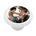 Defending Against Eros by Bouguereau Decorative High Gloss Ceramic Drawer Knob