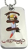 Ed Hardy Death Before Dishonor Dagger Dog Tag - On Sale!
