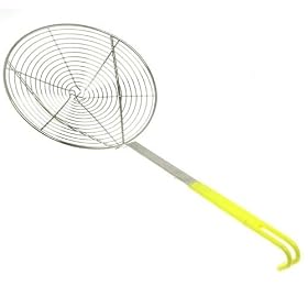 9" Spiral Skimmer, Yellow Handle by Amco