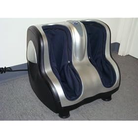 Leg Beautifician Deluxe Six Pairs Air Bags Leg, foot and Calf kneading and vibrating Massager - softer actions for sensitive feet