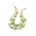 14K Yellow Gold Champagne Fresh Water Pearl and Lime Opal Jade Necklace