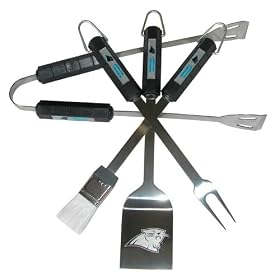 Motorhead Products NFL 4-Piece BBQ Grilling Utensil Set