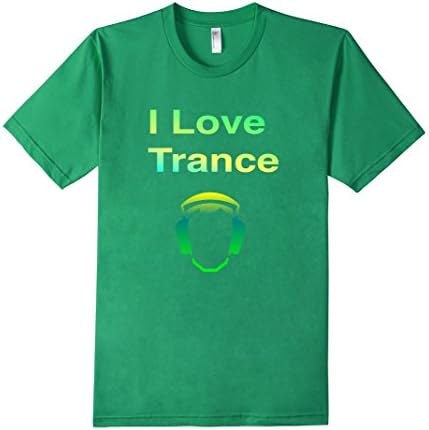 Men's Music shirt trance Large Kelly Green