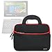 Evecase Tablet Neoprene Sleeve Case for IRULU WalknBook 3 / Walknbook Hybrid 10.1'', Slim Briefcase w/ Handle & Accessory Pocket / Ultra Portable Travel Carrying Case Sleeve Portfolio Pouch Cover - Black