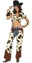 Cowgirl Sexy Women's Costume Adult Halloween Outfit - Size L, Dress Size 14-16