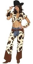 Cowgirl Sexy Women's Costume Adult Halloween Outfit - Size L, Dress Size 14-16
