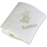 Fitted Pack-n-Play Sheet / Mattress Pad by Sproutwise Kids - Hypoallergenic Natural Bamboo with Waterproof Liner