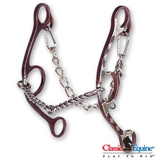 Sherry Cervi Diamond Lifter Long Shank w/Thick Twisted Snaffle