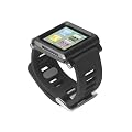 Bracelet noir pour Apple iPod Nano 6G 6�me G�n�ration 8 go gb 16 go gb