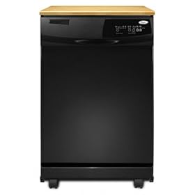 DP1040XTXB Whirlpool Energy Star Certified Portable Dishwasher - Black
