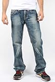 Rock Revival - Mens Mick Bootcut Denim Jeans in Color: 02