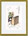 Gold Framed/Matted Print 17x23, A Money-Changer