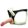 Doc Johnson Ultra Vibrating 6 Inch Strap-On Dildo Dong, SET-6
