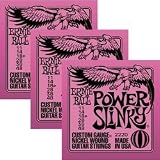 Ernie Ball 3220 Nickel Power Slinky Electric Guitar Strings 3-Pack ()