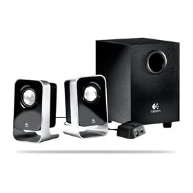 Logitech LS21 2.1 Computer Stereo Speaker System - BLUE