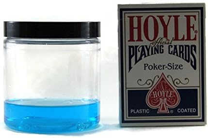 Clear 8 oz Plastic Jar Ribbed Lid 6 pk with Mini Jar