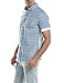 Coofandy Men's Casual Button Down Shirts Plaid Fashion T-Shirts