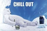 Posters: Beer Poster - Chill Out (36 x 24 inches)