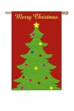 Fiber Optic Garden Flag,Christmas Tree