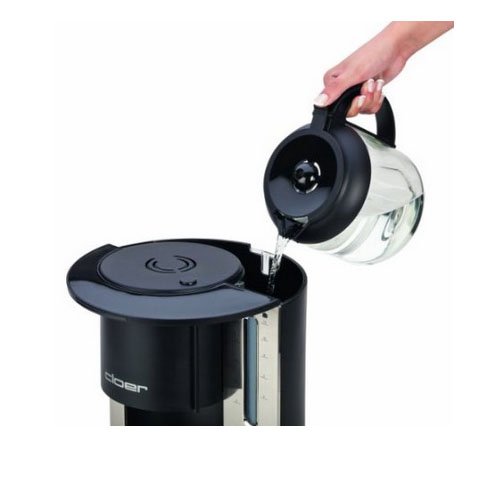 Cloer 5218NA 12-Cup Bitterness Eliminating Coffee Maker, Stainless Steel/Black