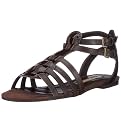 Buffalo London 8623-388 patent mayas brown 243, Damen Sandalen/Fashion-Sandalen, braun, (brown 243)