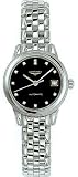 Longines Flagship Black Dial Diamond Ladies Watch L42744576