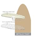 Ironing Board Cover Specialty (43x13) Metallic Toast - Polder #IBC-9243-160