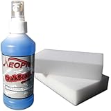 NEOPlex "Chalkboard Cleaner Combo Pack" - Includes Two NEOPlex Magic Eraser Sponges and One Bottle of NEOPlex Chalkboard Cleaner