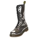 DR. MARTENS Women's 14-Eye Zip Boot Shoe, Pewter