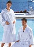 Review   / 1 Case - 12pcs White Terry Bathrobes - 38