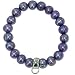 Chrysalis Natural Black Freshwater Pearl Bracelet Silver Charm Loop